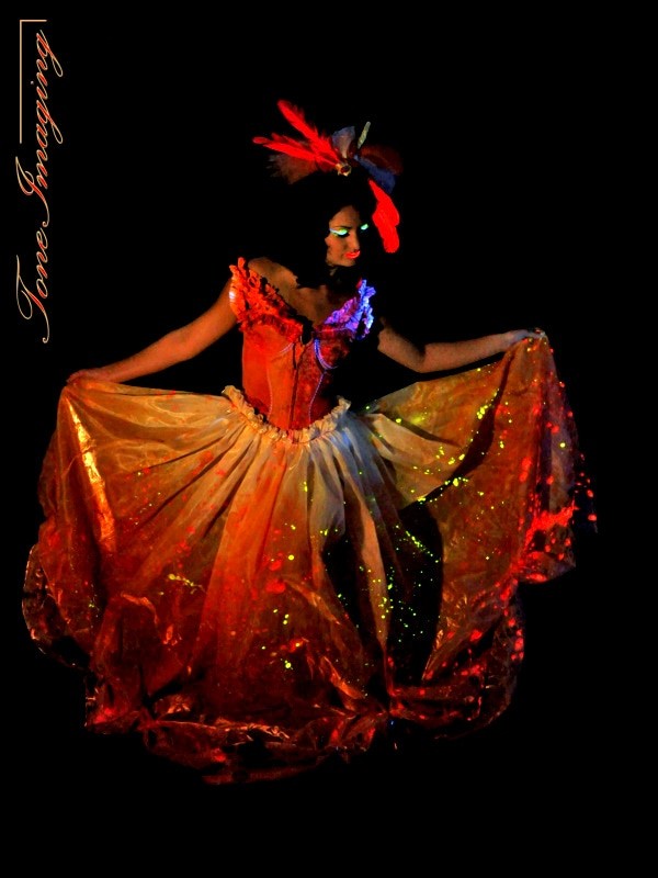 Orange Day Glow Dress